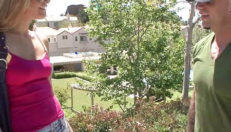 WATCH WATCH HOT BLONDE SUCKS A HARD COCK BEFORE GETTING A