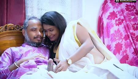 Old man fucks his stepson's wife for a hardcore anal