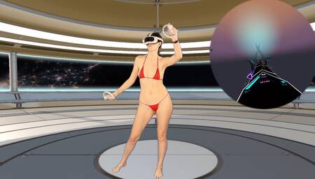 Part 1 of Week 3 - VR Dance Workout. I reached the next level.