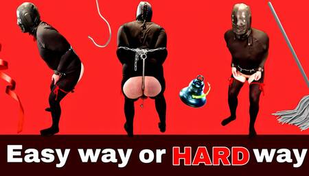 Slave Humbler Femdom Real Couple FLR BDSM Bondage Ass Hook Training Restraints Submissive Milf Stepmom