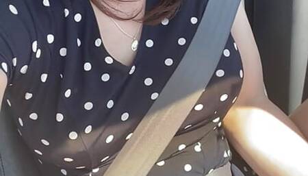 Naughtiness While Driving My Mom's Car