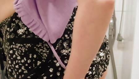 Bunnybeany masturbating secretly again