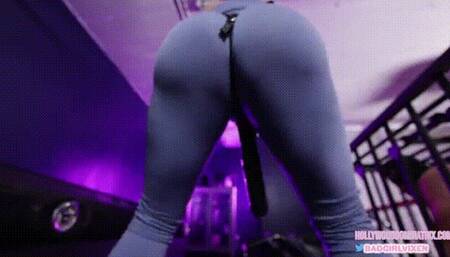 Yoga Pants Strap Fucked