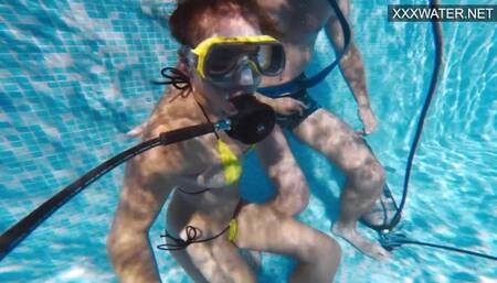 Radiant Polina's floating tits trailer