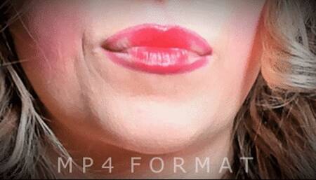Shiny Red Lipstick and Lip Licks (HD) MP4
