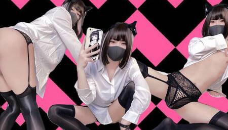 Fallen Cat Girl Crossdresser part2