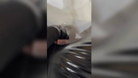 Hereby a little preview of my new zara vlog in latex ???? The full 8 minutes long version will follow, tomorrow in your dms ????