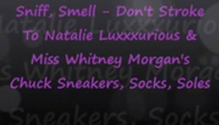 Miss Whitney Morgan & Natalie Luxxx: Sniff No Stroke to Chucks Socks Soles - wmv