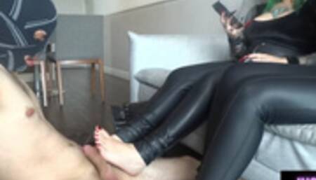 Just Foot Lover Part 3 - Queen Naty Practices A Phenomenal FootJob - HD