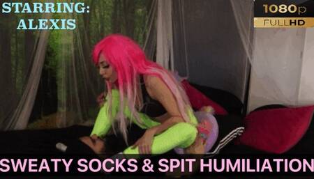 Sadistic Queen - Dirty Socks & Spit Humiliation - {HD 1080p}