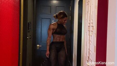 Mistress Kiana's pathetic panty slave is not worthy of her attention