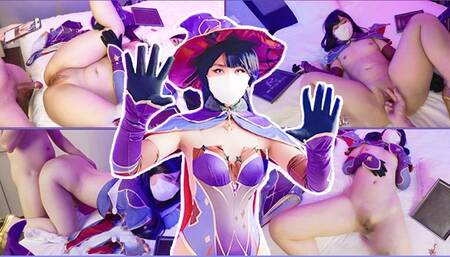 Mona from Genshin Impact Agree For Adult Vdieo Cuz She Really Need Some Mora!