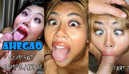 Asian Cum Drooling - Ahegao Drool Compilation Porn Videos - FAPSTER