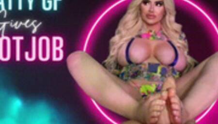 Brat Reluctantly Gives Footjob + Cum Countdown (1080 WMV)