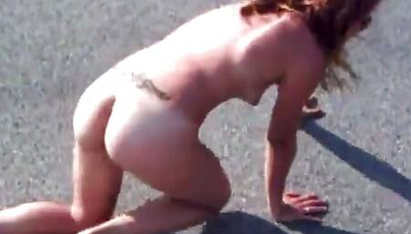 Nude street dare