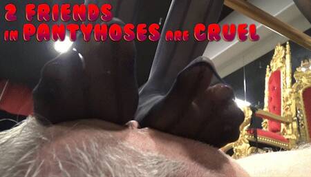 Lady Scarlet - 2 friends in pantyhose are cruel (mobile)