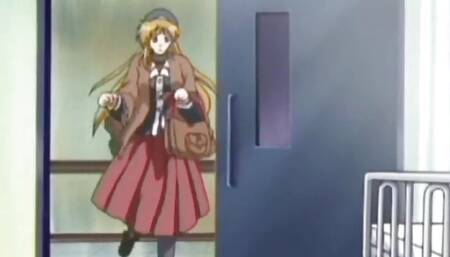 Wet pussied anime teen getting fucked hard