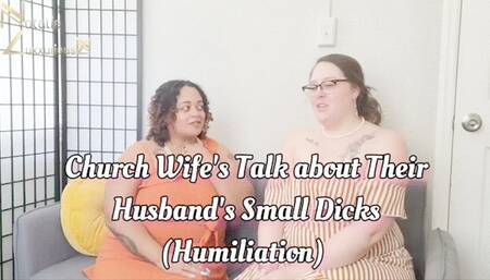 Church wife's confess their husband's small dicks and watching cuckold and bull porn 720