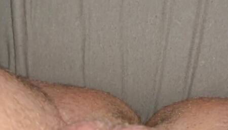 Hairy hole of bisexual husband