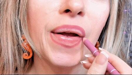 Sexy Pink Lip Sniffs (HD) WMV