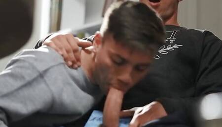 TWINKPOP  - Ryan Bailey is trying to studybut his buddy Felix Fox is more interested in checking out some cock