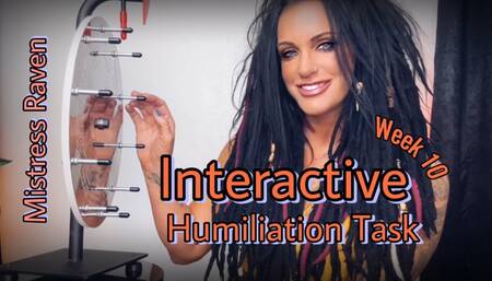 INTERACTIVE HUMILIATION TASK 2023 - WEEK 10