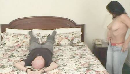 Femdom Face sitting and Big butt nude big butt ass worship smothering pussy and ass licking to orgasm POV upskirt queening and tit smothering 332