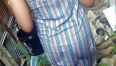 Indian village girl outdoor sex with her boyfriend  after a long time.