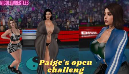Female Wrestling: Paige's open challenge LOW