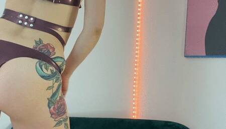 Body Worship in Latex Lingerie POV