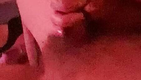 Kinky step sister giving her first blowjob ever