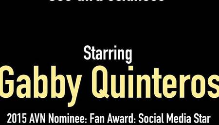 Angelic Gabby Quinteros's big nipples porn