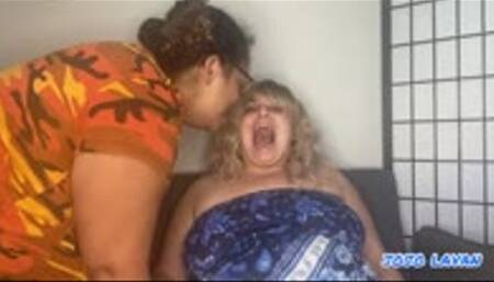 Natalie Luxx BURPS interrupts my relaxing afternoon with BURPS IN MY FACE !!