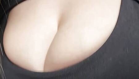 Naughty Teacher Teases student's Dad and let him cum on her Leggings