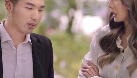 Blonde hot sales girl naked her big boobs teasing her customer to fuck her wet pussy before her boss