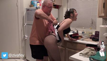 Ziva Fey - Bad Maid Gets Wedgied!