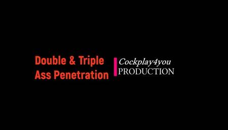 Double & triple ass penetration