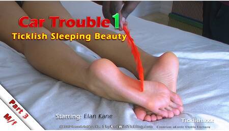Car Trouble 1: Ticklish S1eeping Beauty