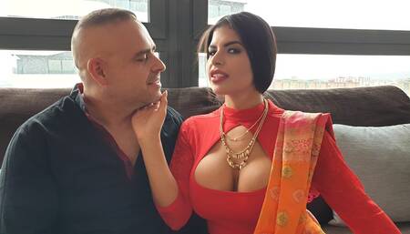 Beautiful Big Boobs Maid fucked by pervert old man