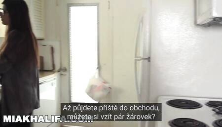 Beauteous Charlie Mac and Mia Khalifa's big cock smut