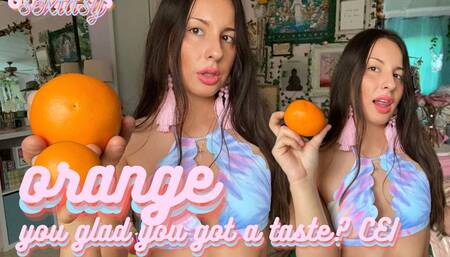 Orange You Glad You Got A Taste? CEI Task