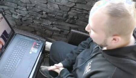 Real German Boned Date with a natural red head with glasses