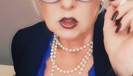 Secret smoke in the office of a Greek cigarette with deep hard coughing