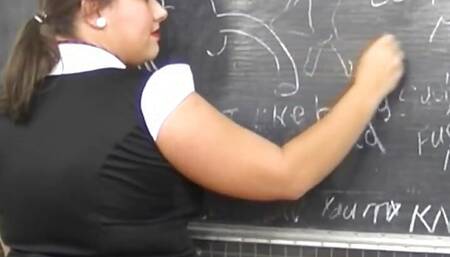 Busty Student sucks and fucks the tutors big cock