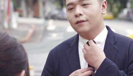 Big boobs slut Asian whore cheating with big cock she met on the  street