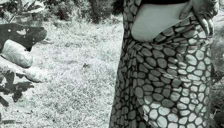 Hot Aunty Fucking Pussy in Forest Doggy Style