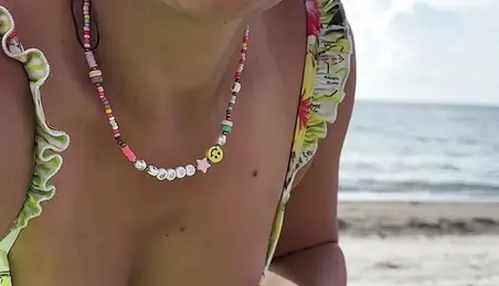 Topless Beach Beads - Miami Beach Nude Girls Porn Videos - FAPSTER