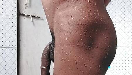 Masturbation in shower