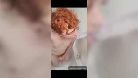 Cumming in the shower!