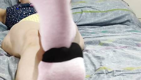 Curious Goddess socks cute foot soles